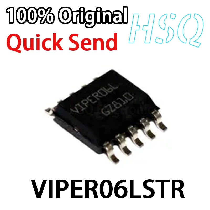 Оригинальный контроллер VIPER06LSTR VIPER06L SOP8 AC-DC и стабилизатор напряжения прямого
