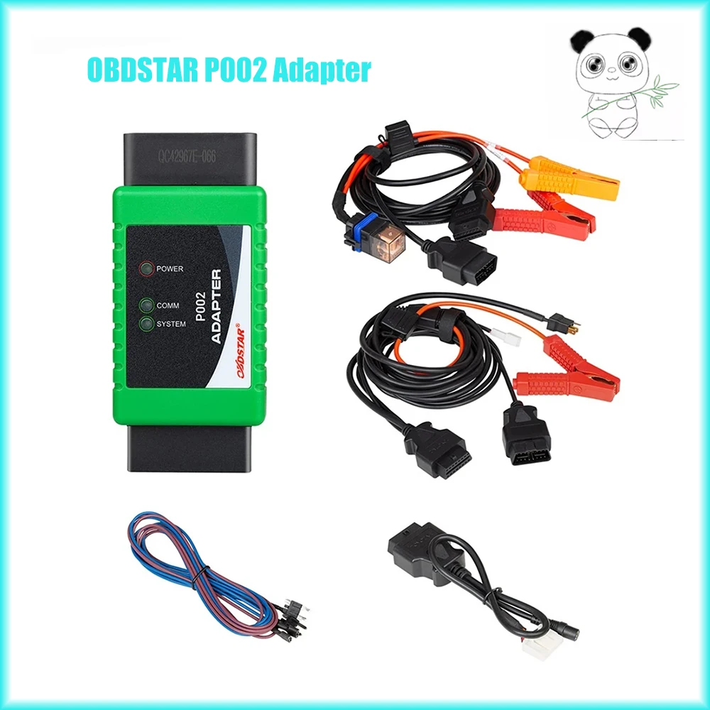

OBDSTAR P002 Adapter Full Set for TOYO-TA 8A Cable for Ford All Key Lost for Bosch ECU Flash for X300 DP PLus Pro4 Key Master 5