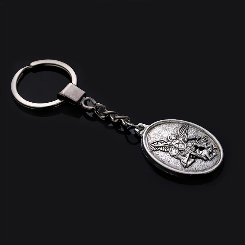 Брелок для ключей с изображением святых Кристофера брелок Подарочная бижутерия