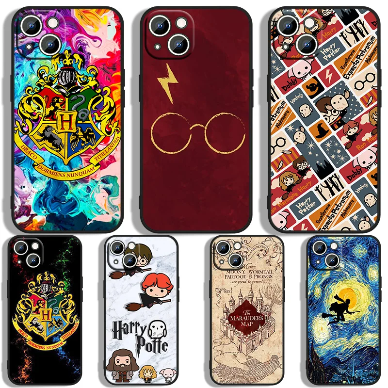 

Love Harries Cool Potters Phone Case For Apple iPhone 14 13 12 11 XS XR X 8 7 6 6S 5 5S SE Pro Max Plus mini Black Cover