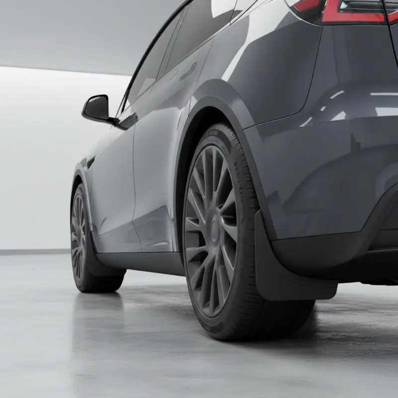 Фото Брызговики для Model Y и Model 3: Защита от грязи и брызг, сохранение первозданного состояния кузова, всепогодные, без сверления №4