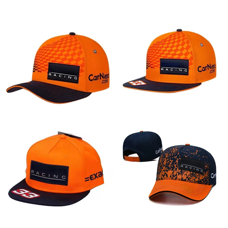 

Outdoor Flat Curved Baseball Caps F1 Moto Gp Driver Cap Sport Embroidery Racing Snapback Hats Cotton Brand Team 33 Sun Hats