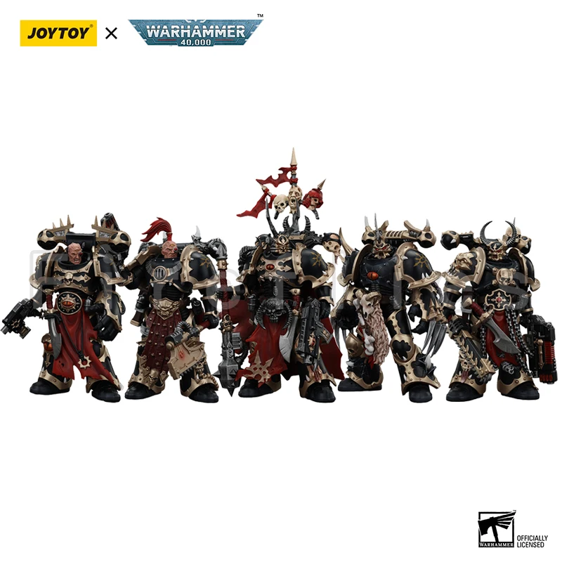 Фото 1/18 Фигурка JOYTOY 40K Chaos Space Marines Черный Легион Выбранная коллекция аниме Модель игрушки №1