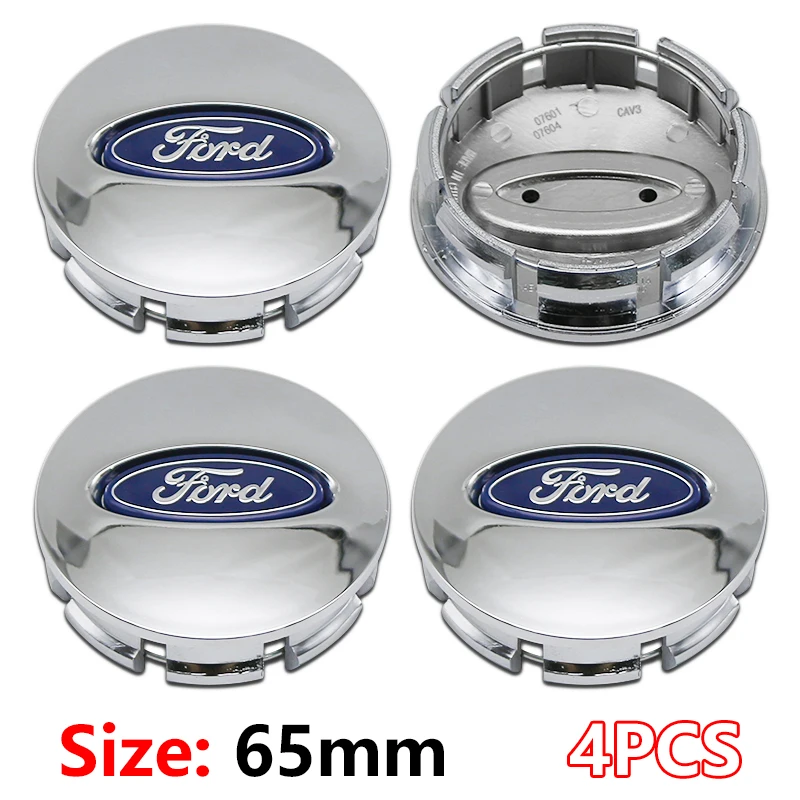 

65 мм автомобильные колпаки на ступицу, значок, аксессуары для Ford Fiesta Mk7 Focus 2 Mk3 F150 Mondeo C-Max Fusion Ranger Escort