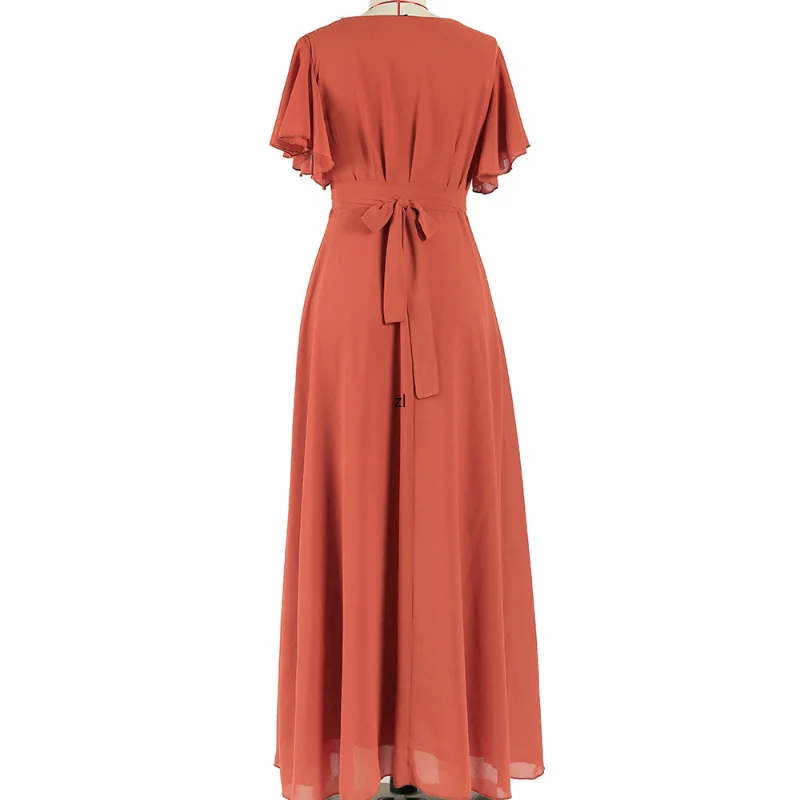 Abaya Arabic Muslim Women Chiffon Long Dress Solid Rhinestone Party Gown Islamic Short Sleeve Robe Middle East Ramadan Fashion