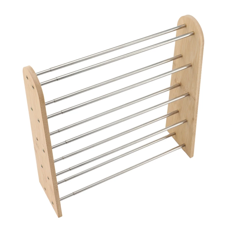 

Retractable Flavor Storage Rack, Non-Perforated Rack, Cabinet Rack, Multi-Layer Kitchen Stainless Steel Spice Rack