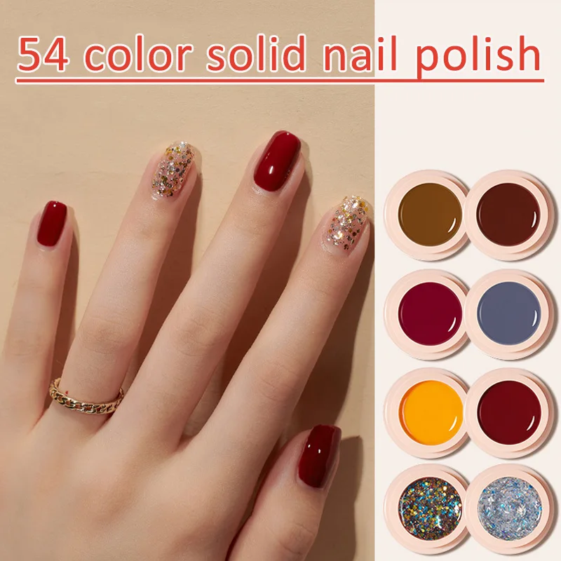 

Новинка 5 мл Гель-лак для ногтей Быстросохнущий прочный однотонный лак для ногтей однотонный УФ-лак для маникюра для девушек и женщин 5 мл