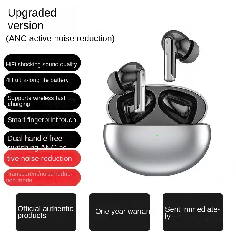 

The latest in-ear TWS wireless bluetooth headset touch sports waterproof ANC noise reduction for Apple vivo Huawei Xiaomi OPPO