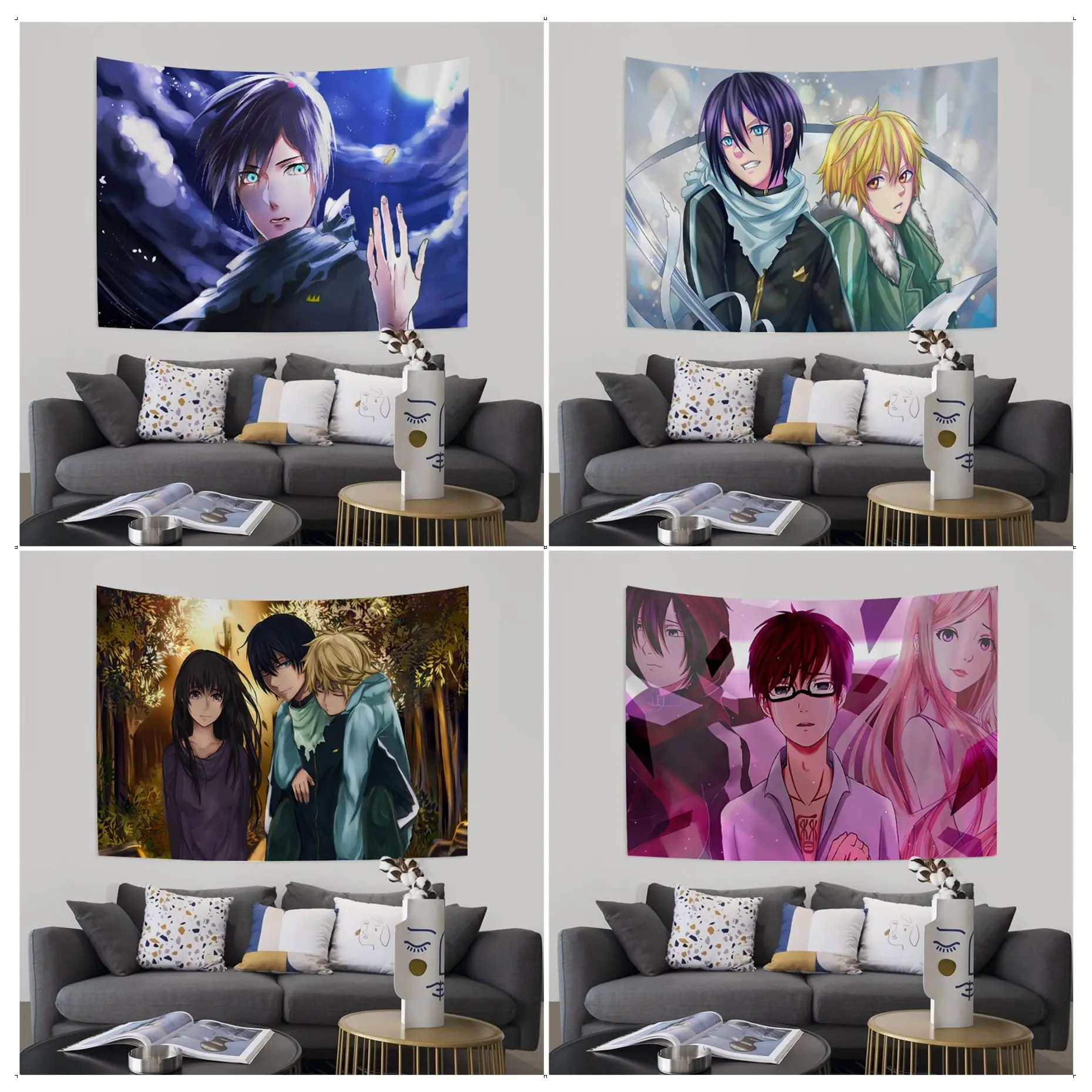 

Noragami Hanging Bohemian Tapestry Wall Hanging Decoration Household Wall Art Decor