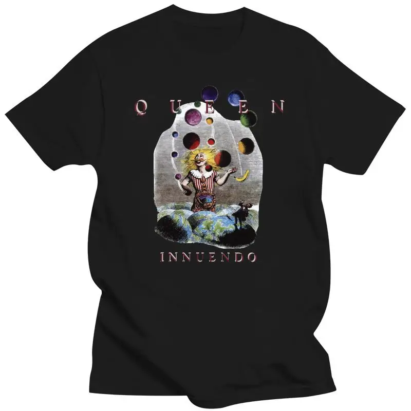 

Mens Clothing Queen - Innuendo Logo Tshirt Size S-2Xl Best Item Homme Customized Tee Shirt
