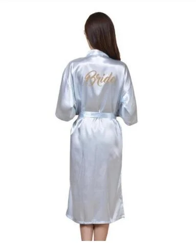 

Женская ночная рубашка, повседневное кимоно с надписью «bride», 3xl