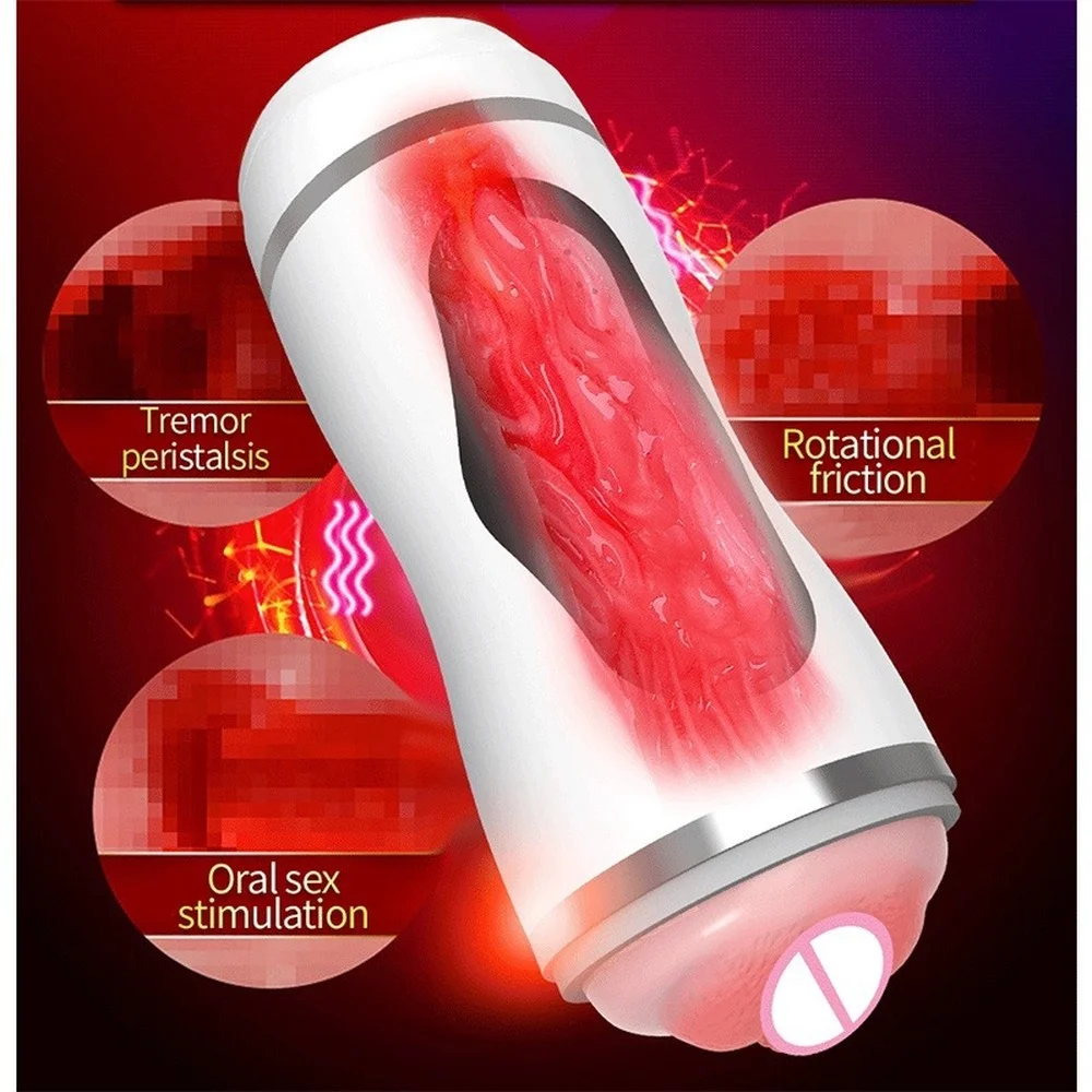 Автоматическая мощная чашка для сосания мастурбации Мужской мастурбатор с