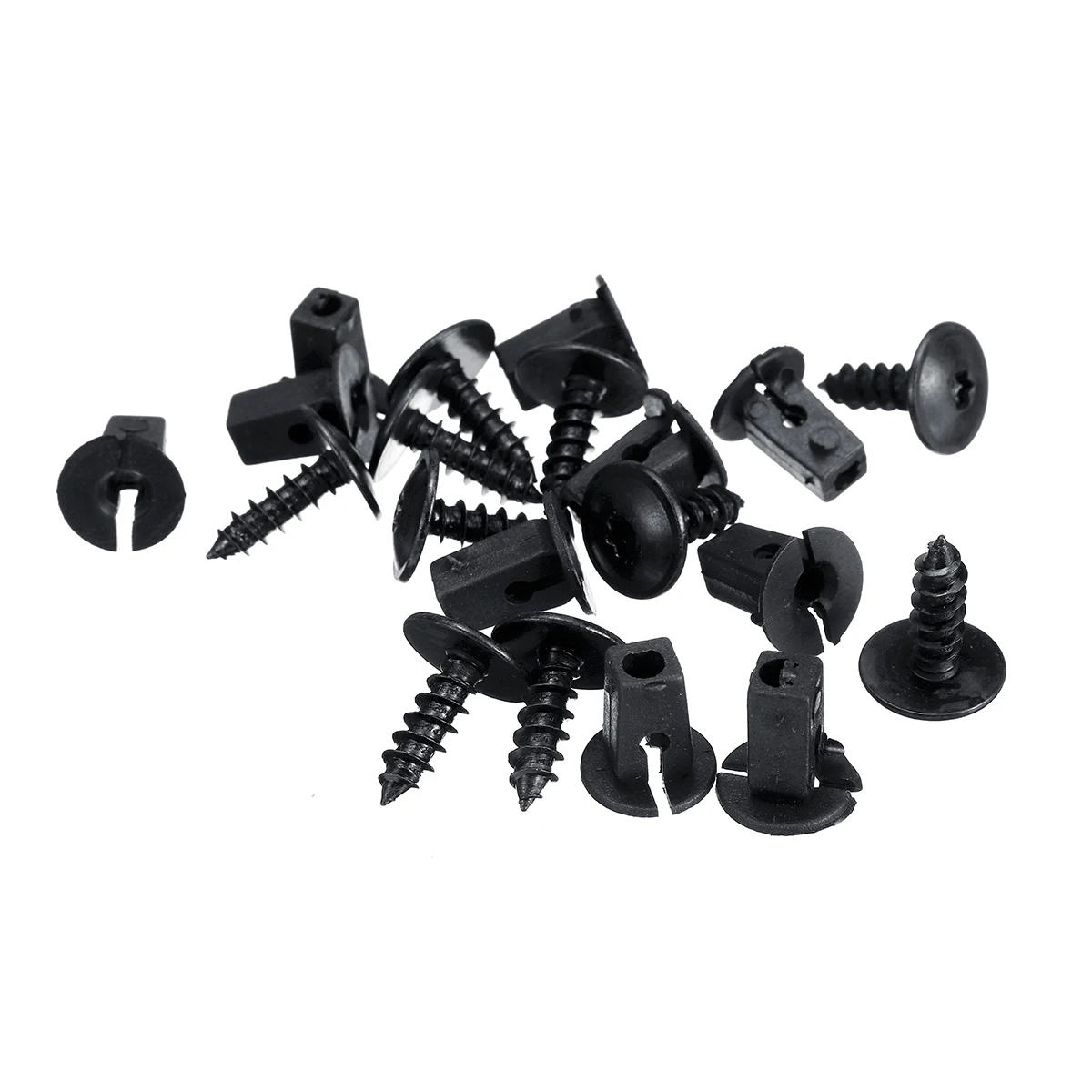 

20pcs/lot Car Auto Plastics Clips Fender Liner Mudguard Fastener Clip Screws For VW Passat B5 B6 B7 CC for Golf MK6 FOR Tiguan