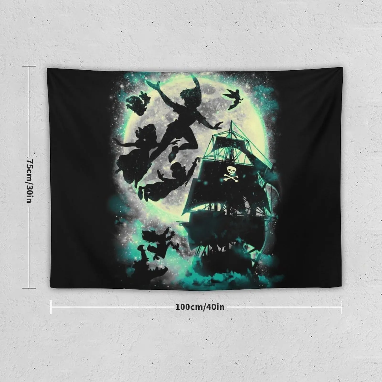 Гобелен Take me to Neverland Настенный Ковер украшение для улицы эстетический гобелен