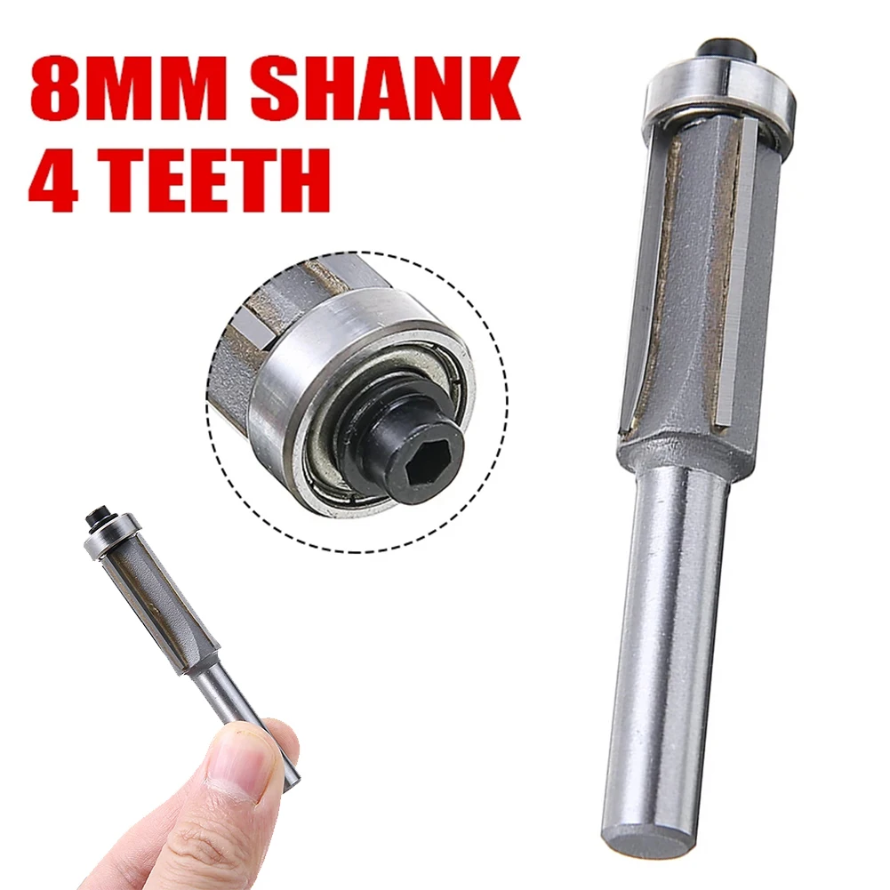 

1pcs 8mm Flush Trim Pattern Router Bit Top Bottom Bearing Bits Milling Cutter For Wood Woodworking Cutters Carving Bit