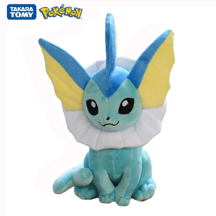 

32CM Pokemon Eevee Vaporeon Cartoon Cute Anime Figure Model Big Doll Stuffed Plush Toys Peluche Pendant Birthday Gifts