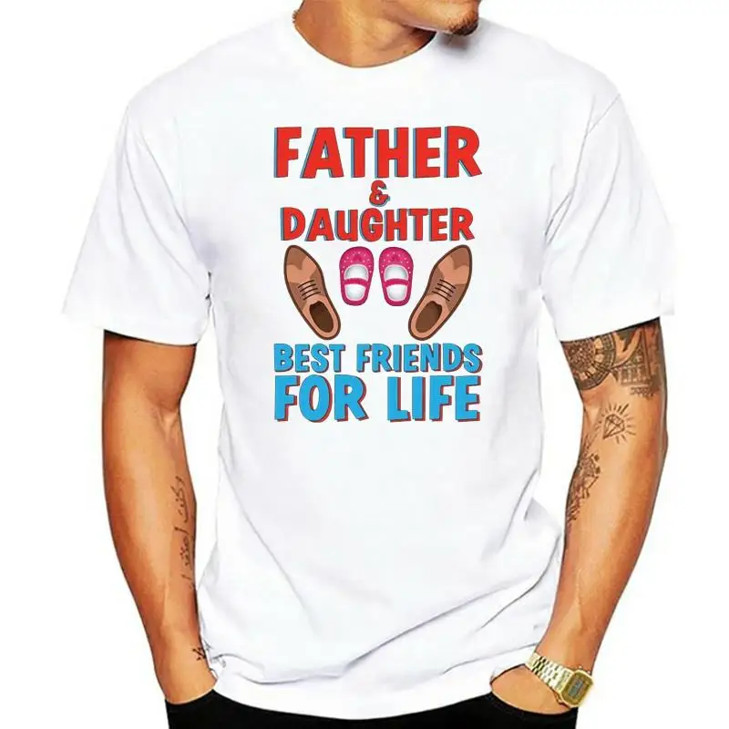 

Fathers Day T Shirt Shoe Father And Daughter Best Friends Mens T Shirts Present Casual Tee Shirt