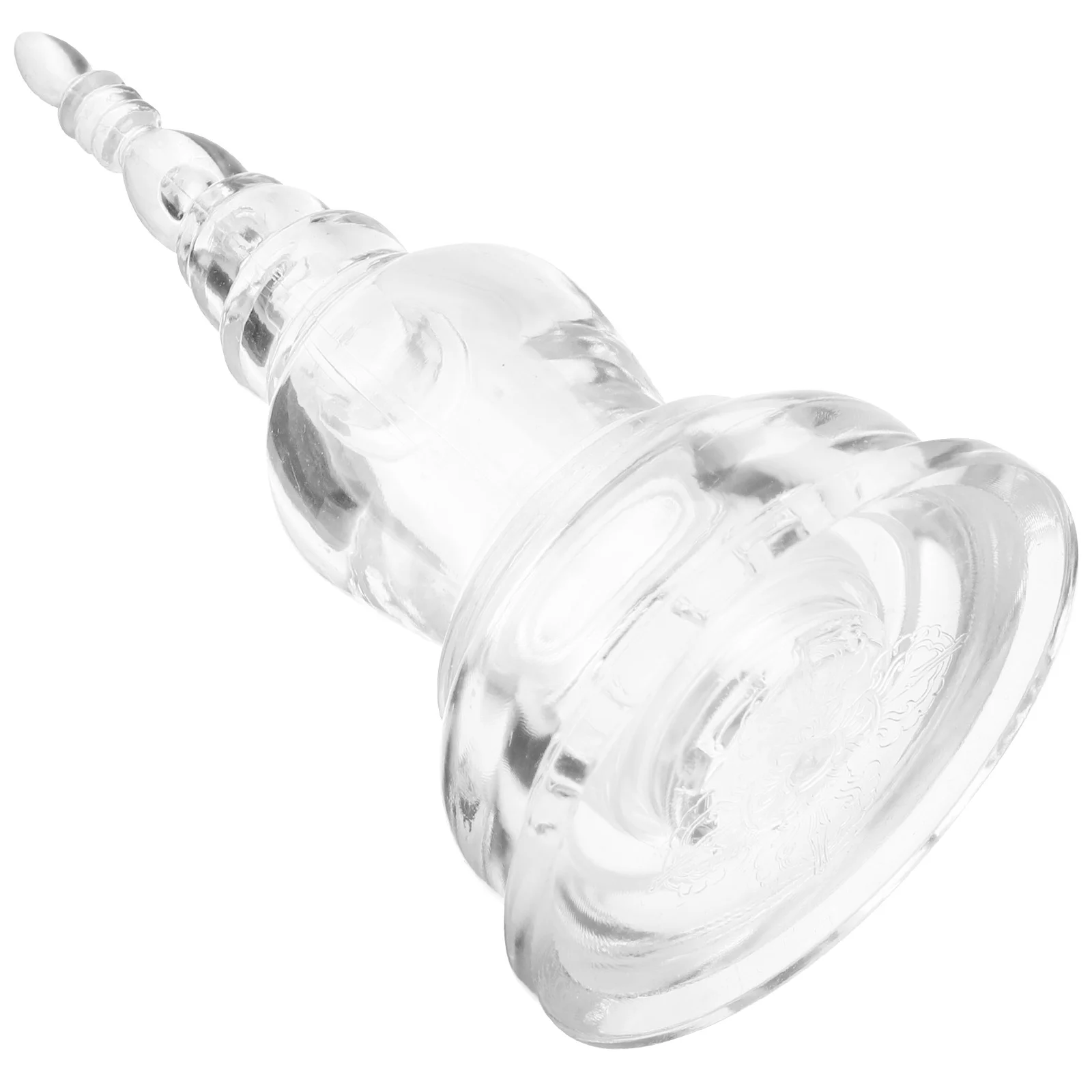 

Crystal Stupa Chinese Decor Tower Decorate Mini Pagoda Statue Acrylic Pagoda Tibetan Stupa Office