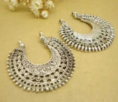 Подвески из сплава с отверстием 1 6 мм 39 х38 2 шт. подвески тибетского серебра ручной