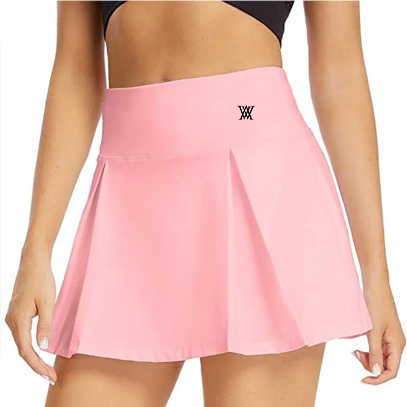 

Спортивная плиссированная юбка Golf Hide, юбки для тенниса, женские шорты с карманами для тренировок и фитнеса, шорты с высокой талией, быстросо...