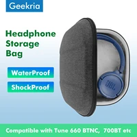 geekria headphones case pouch for jbl tune 660 btnctune 700bt portable bluetooth earphones headset bag for accessories storage