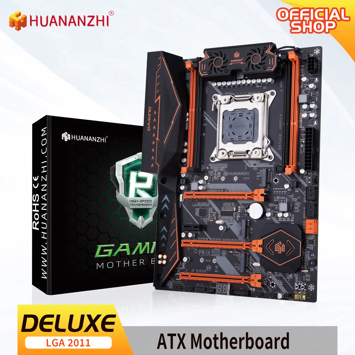 HUANANZHI X79 DELUXE DDR3/NVME/USB3.0/LGA2011v1,2