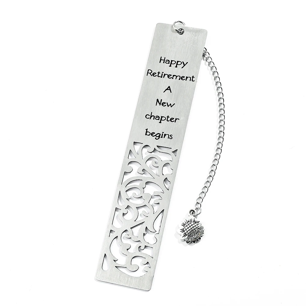 Новая выдолбленная закладка из нержавеющей стали - с подвесной закладкой для