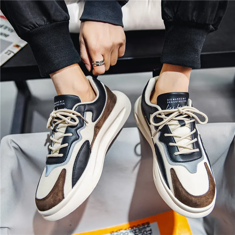

2022 Men New Casual air Shoes Fashion Male Sneakers Breathable Sports Walking Shoes fashion casual Sneaker Height Increasing