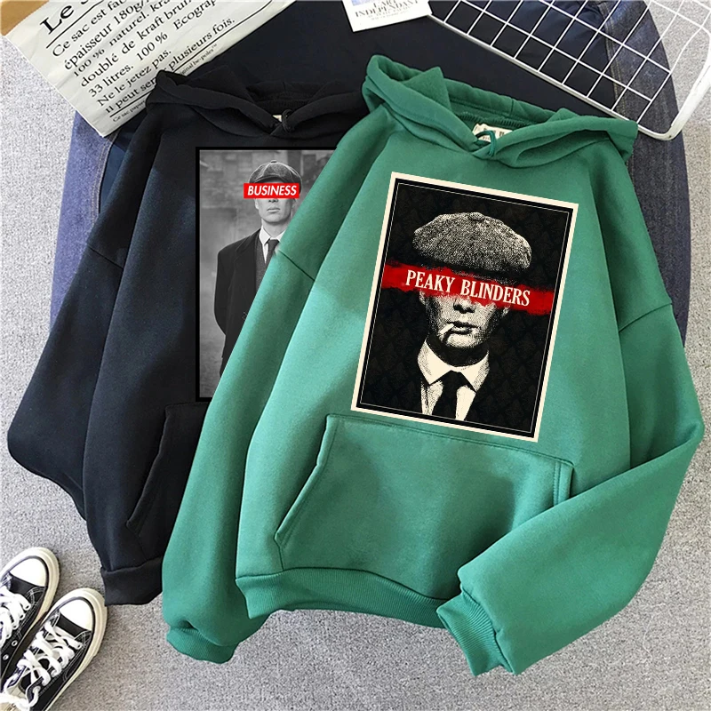 

2022 Hot Men Harajuku Graphic Hip Hop Sweatshirts Peaky Blinders Oversize Hoodies Fashion Unisex Tops Cartoon Streetwear Male