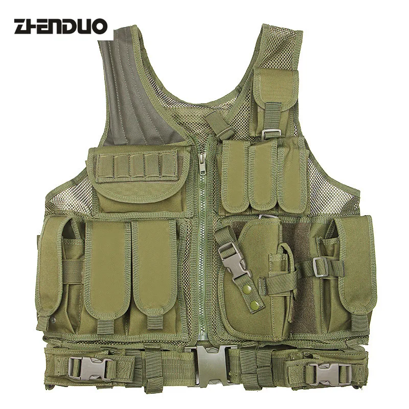 

Охотничьи жилеты, многофункциональный сетчатый дышащий жилет для полевых тренировок