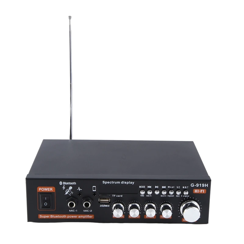 1 PCS G-919H 1000W Power Amplifier Audio Digital Universal