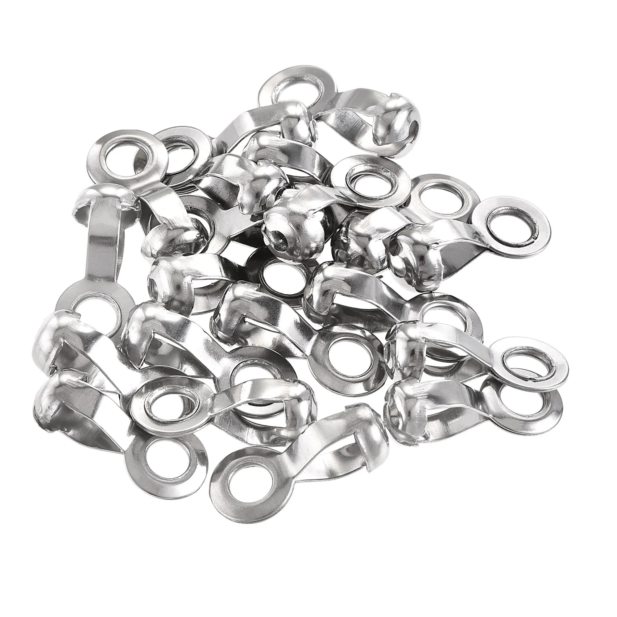 

Uxcell Ball Chain Connector 6mm 6.5mm Hole Pull Loop Link Stainless Steel 20 Pcs
