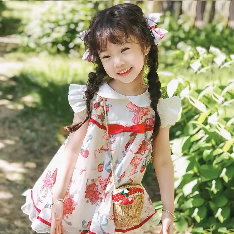 Индивидуальное летнее платье в стиле &quotЛолита&quot для девочек тонкое Летнее