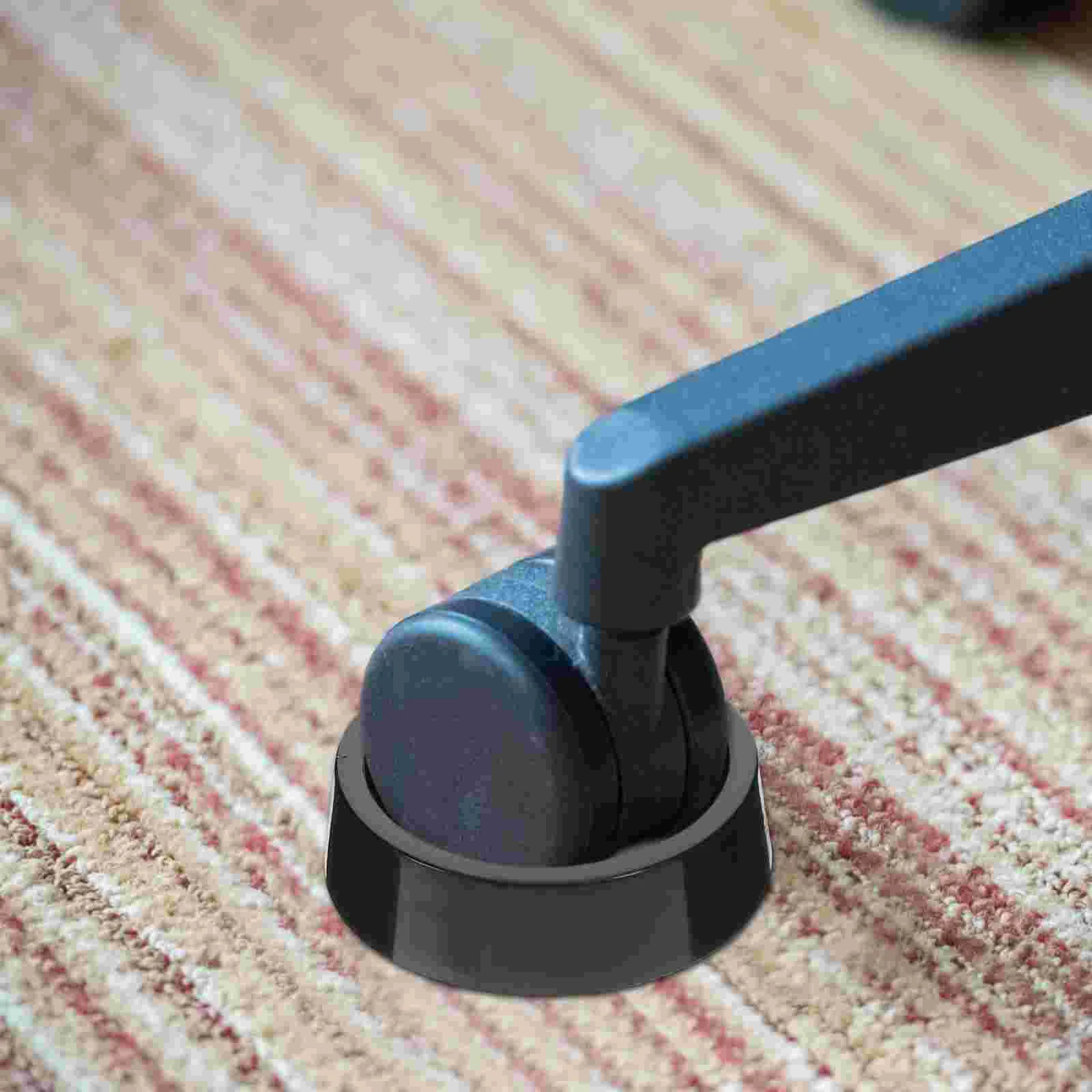 

4pcs Non-skid Furniture Rubber Caster Cups Coasters Furniture Round Area Rugss