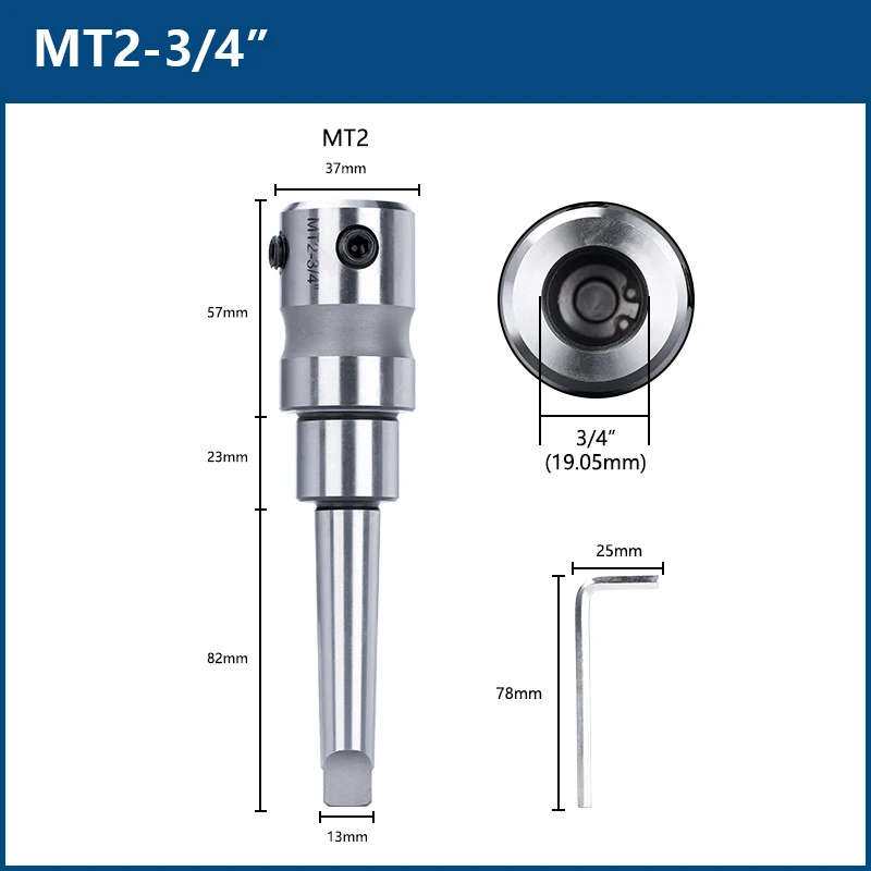 

XCAN Коническая оправка MT2/MT3 для кольцевых резаков
