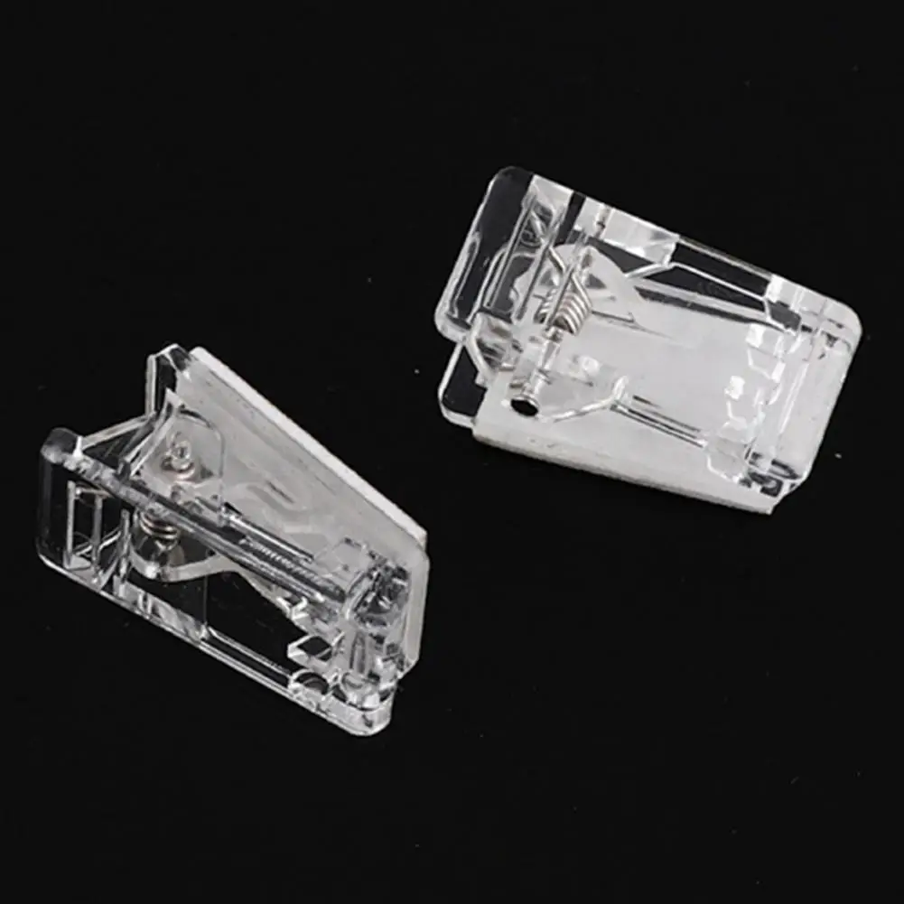 Зажимы для бумаг компактные универсальные самоклеящиеся 50 шт.