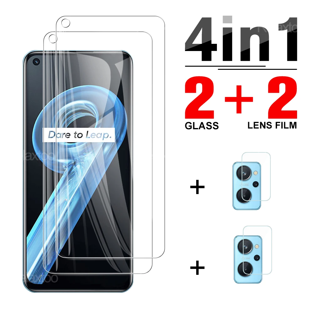 

4IN1 Camera Glass Screen Protector For OPPO Realme 9i 9 i Realme9i Realme9 i OPO 9iRemi Lens Protective Film On For 6.6" RMX3491