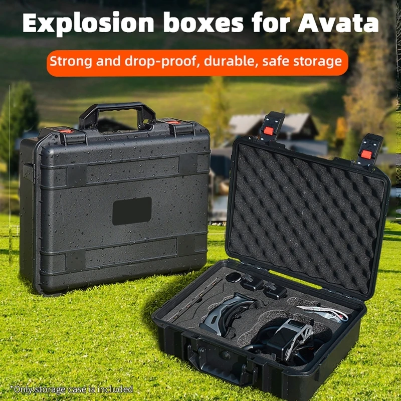 

Travel Carrying Cases Waterproof Explosion-proof Box Storage Suitcase Wear-resistant for Avata/Goggles2/GogglesV2 F19E