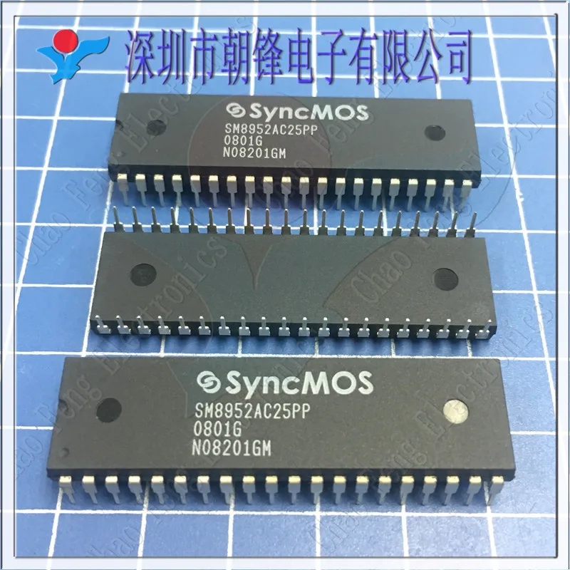 

Free shipping SM8952AC25PP DIP40 10PCS