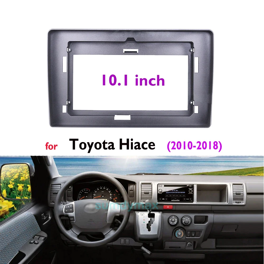 10 1-дюймовая автомобильная видеоприемная панель для TOYOTA Hiace 2010-2019 Android MP5-плеер WIFI