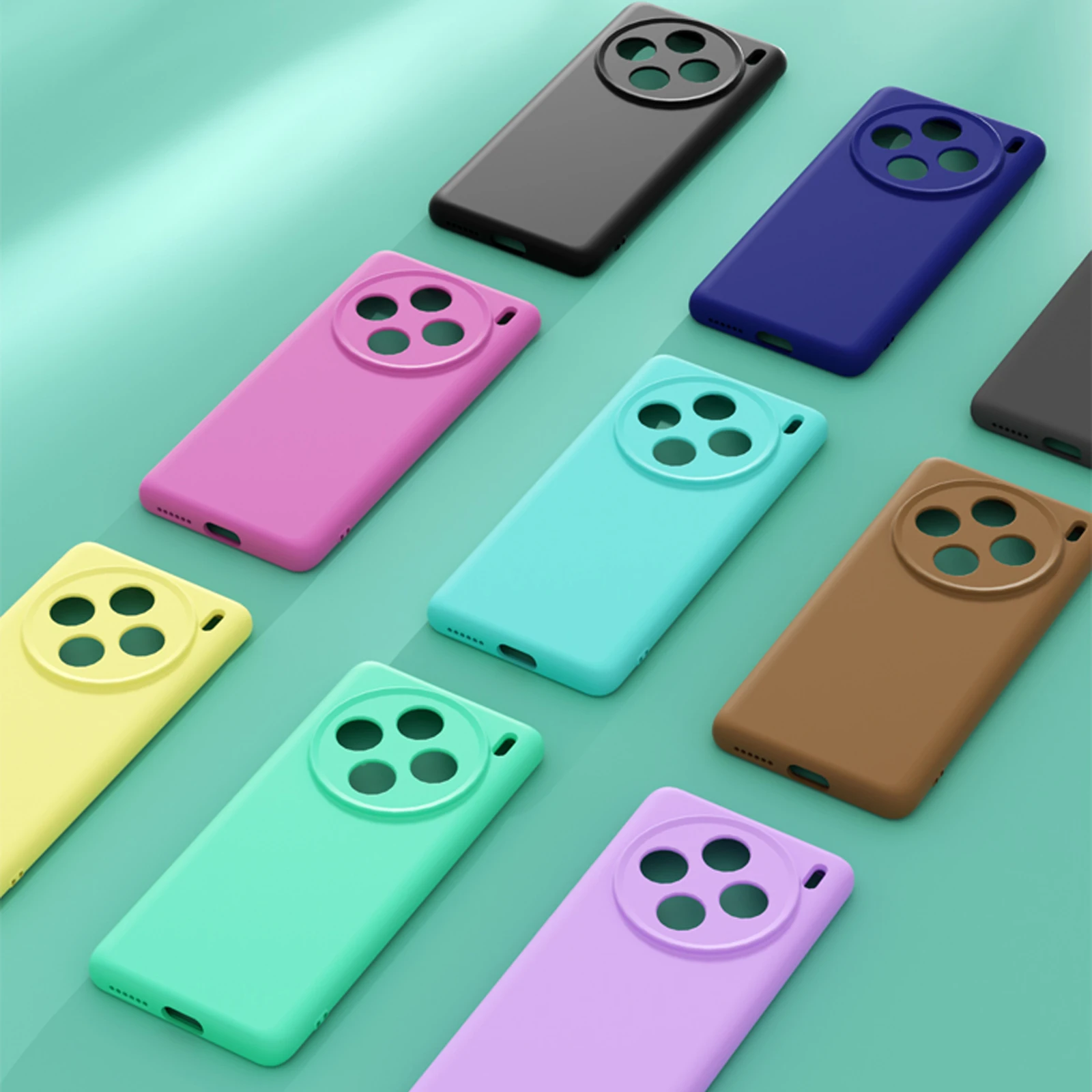 Vivo X100 Ultra X200 Pro X100S Мягкий жидкий силиконовый защитный чехол тонкое прикосновение