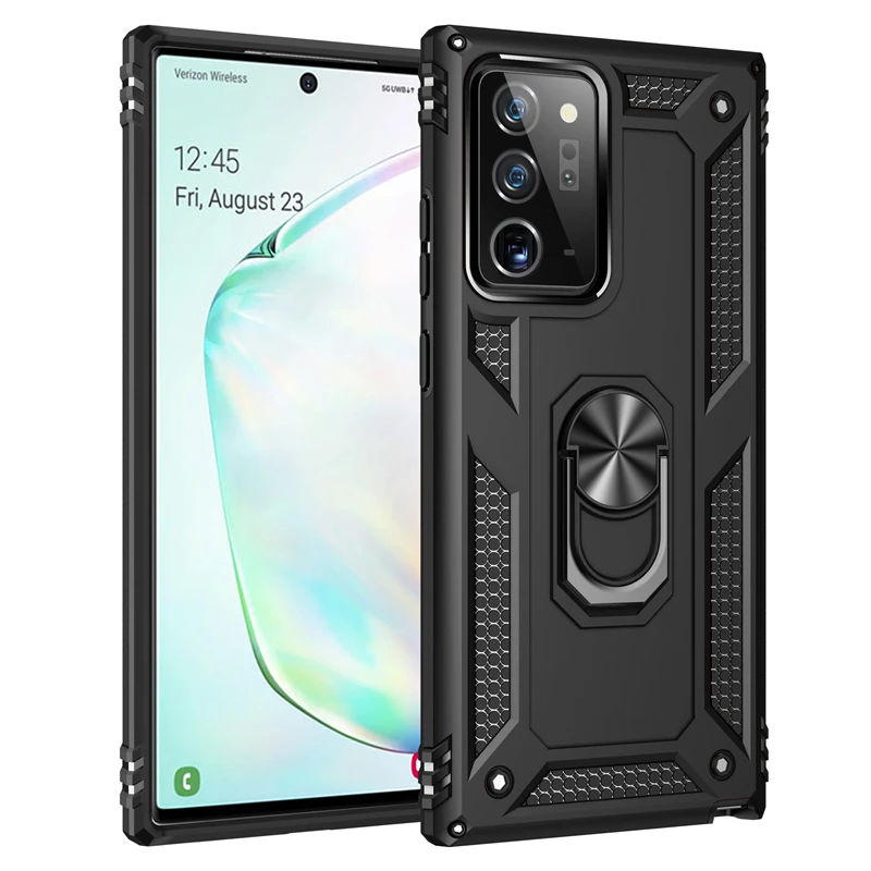Shockproof Magnetic Case For Samsung Galaxy S22 S21 S20 FE Ultra A52 A72 S10 S9 Plus S10E Note 20 9 S20FE Ring Holder Covers