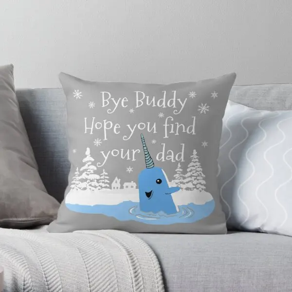 

Bye Buddy Hope You Find Your Dad Printing Throw Pillow Cover Square Wedding Bed Fashion Soft Comfort Decor Pillows not include
