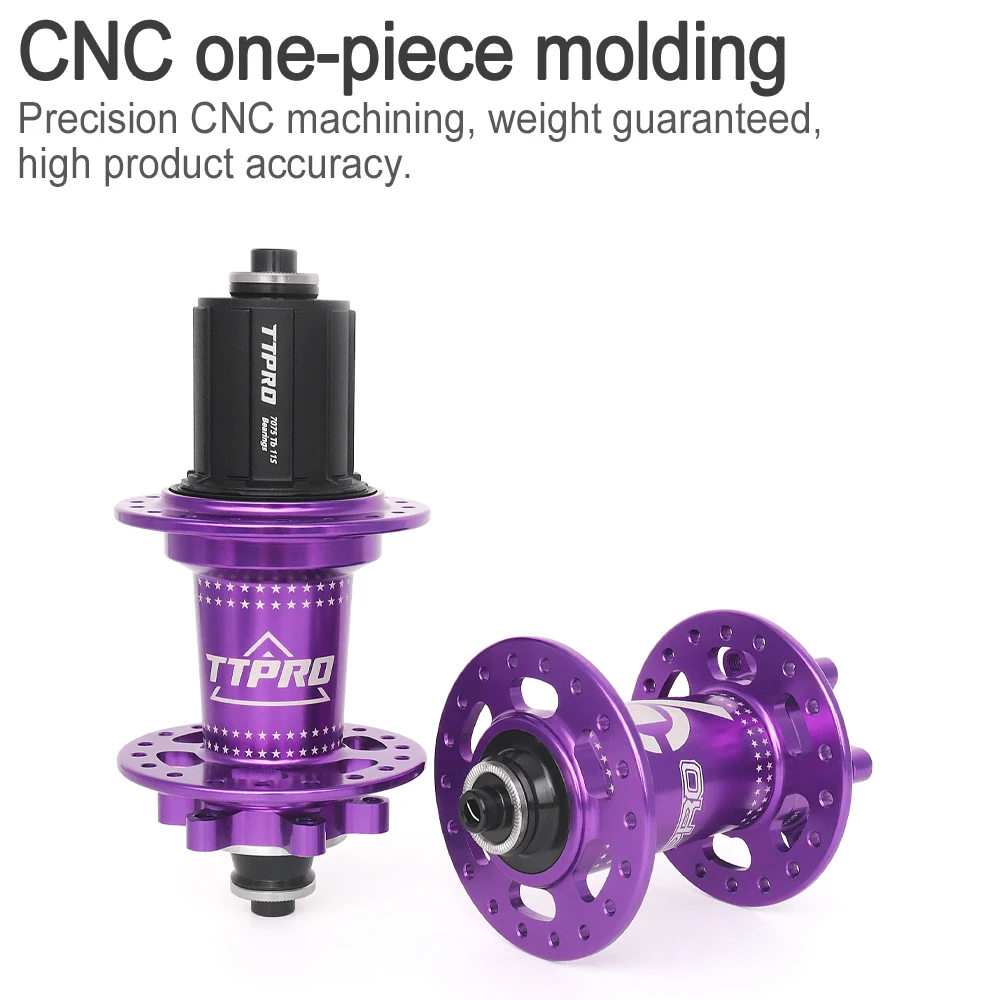 TTPRO PRO9 36-отверстий втулка дискового тормоза совместимая с 7/8/9/10/11/12 скоростями и