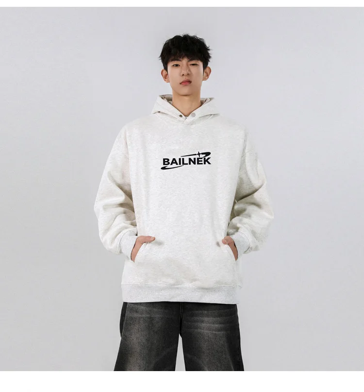 Мужская толстовка GIOIO однотонная повседневная без железа новые весенние модные