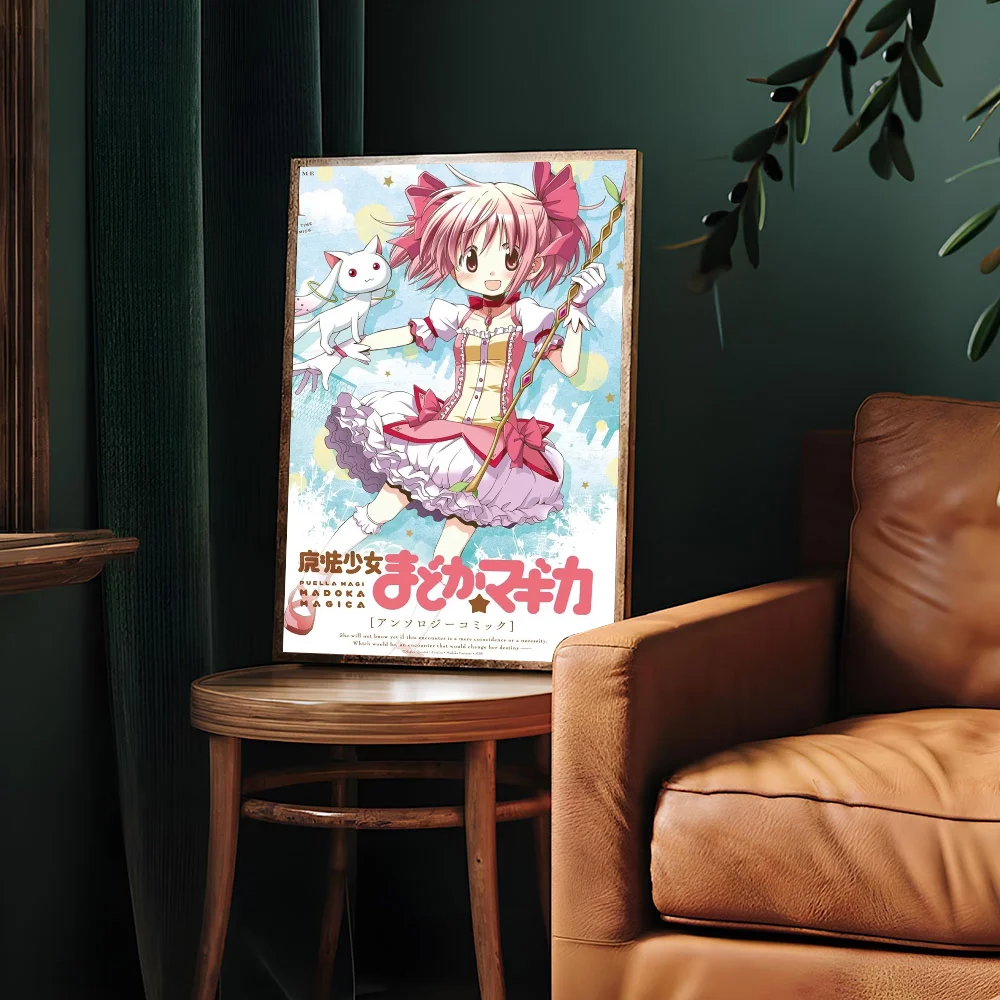 Puella Magi Madoka Magica водостойкая бумажная наклейка хорошего качества принты постеры