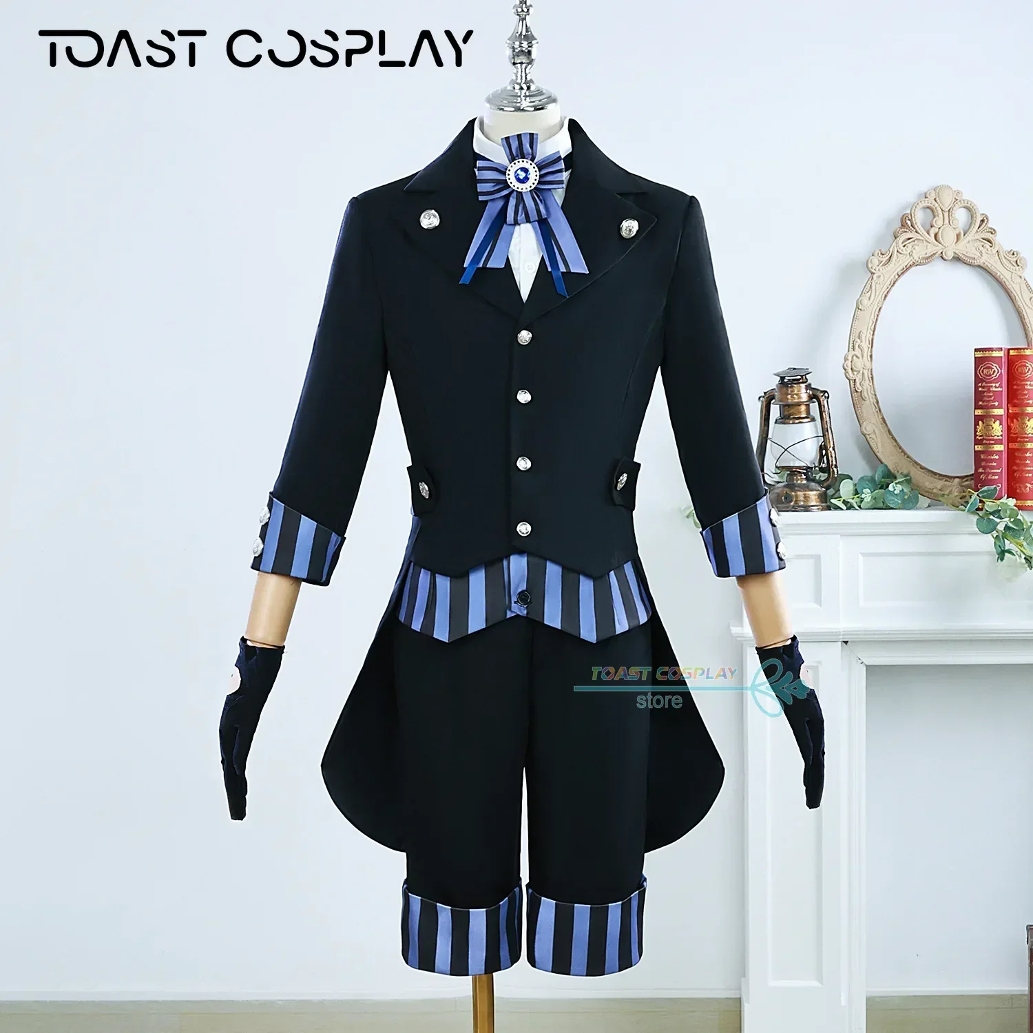 Ciel Phantomhive Redbreast Косплей Игра Черный дворецкий Костюм Аниме Карнавальная