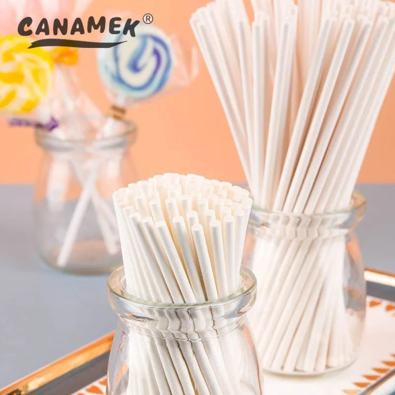 100 шт. 10 см длинные палочки для леденцов шоколада сахара