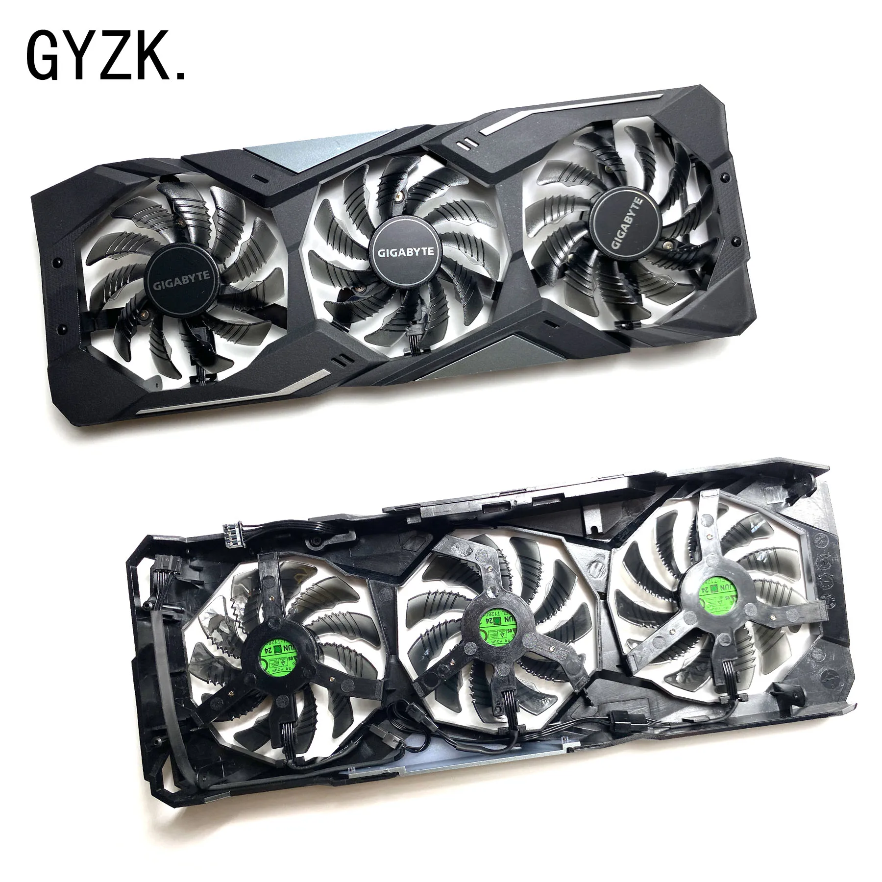 Сменная панель вентилятора для видеокарты GIGABYTE GeForce RTX5500XT 5600XT 5700 5700XT Gaming OC, с вентилятором T128010SU PLD08010S12HH