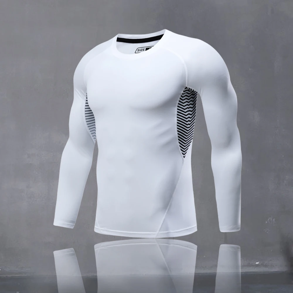 T-Shirt Sportswear Compression Men T-Shirt Quick Dry Running  Clothes Sports Joggers Training Gym Fitness Tracksuits